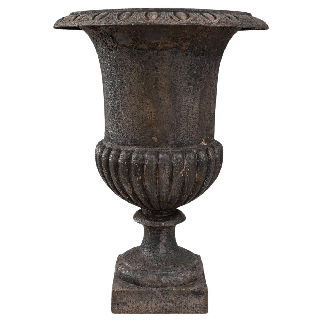 19th Century French Cast Iron Planter For Sale