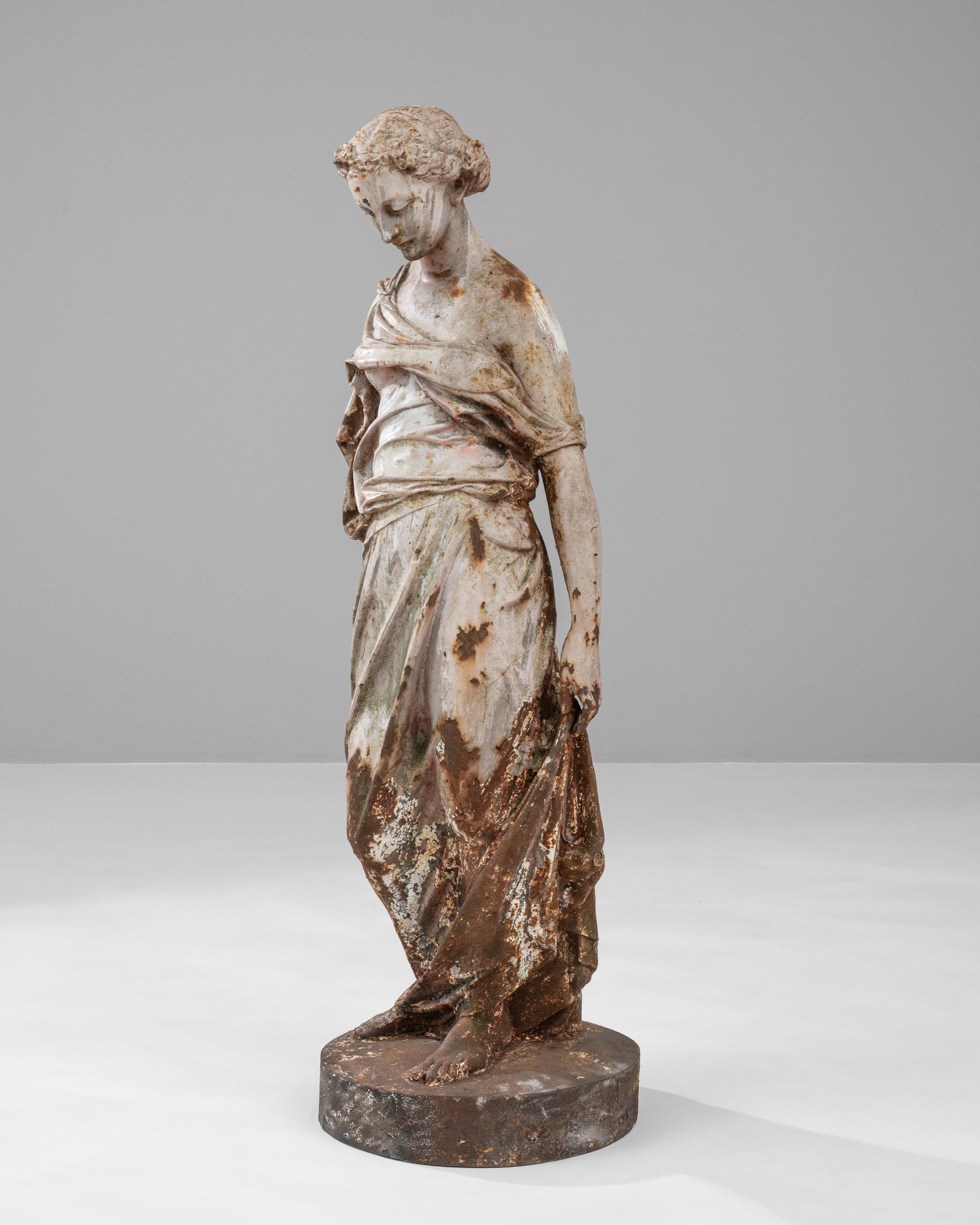 Scultura in ghisa francese del XIX secolo in vendita 2