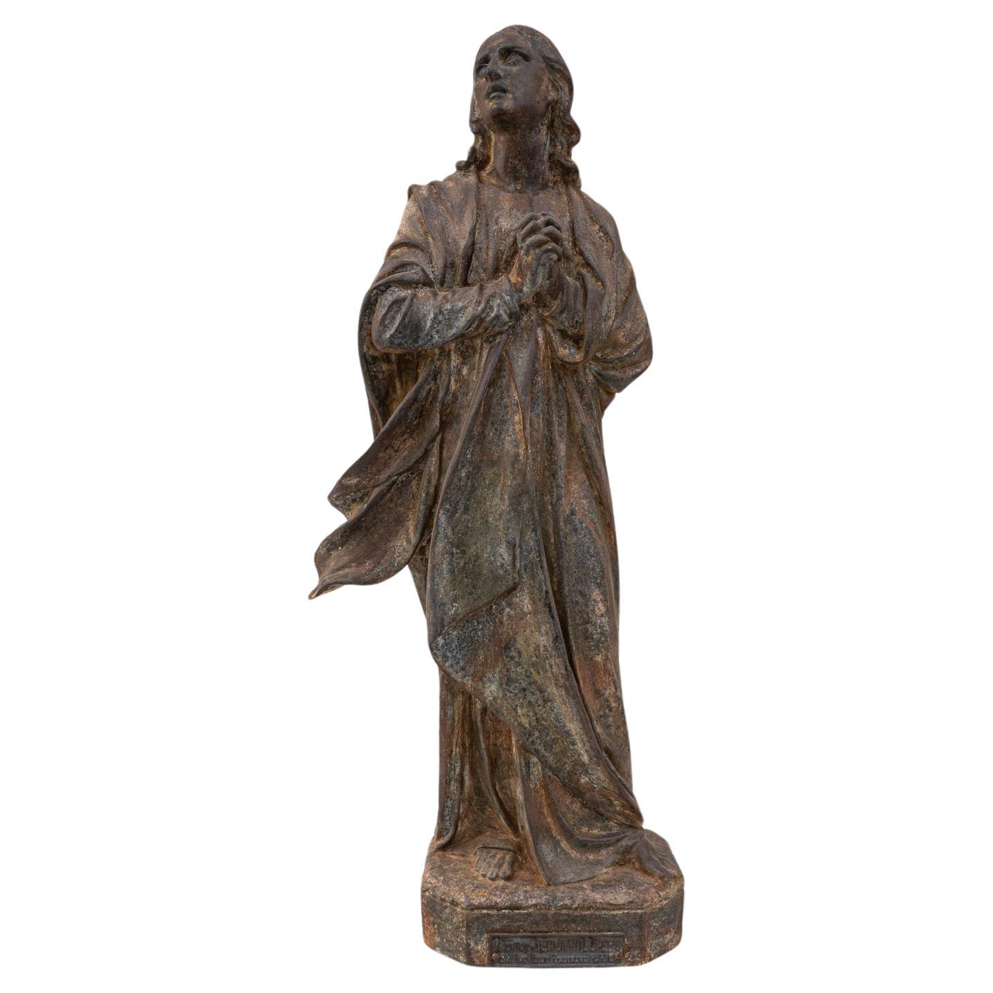 19th Century French Cast Iron Sculpture For Sale