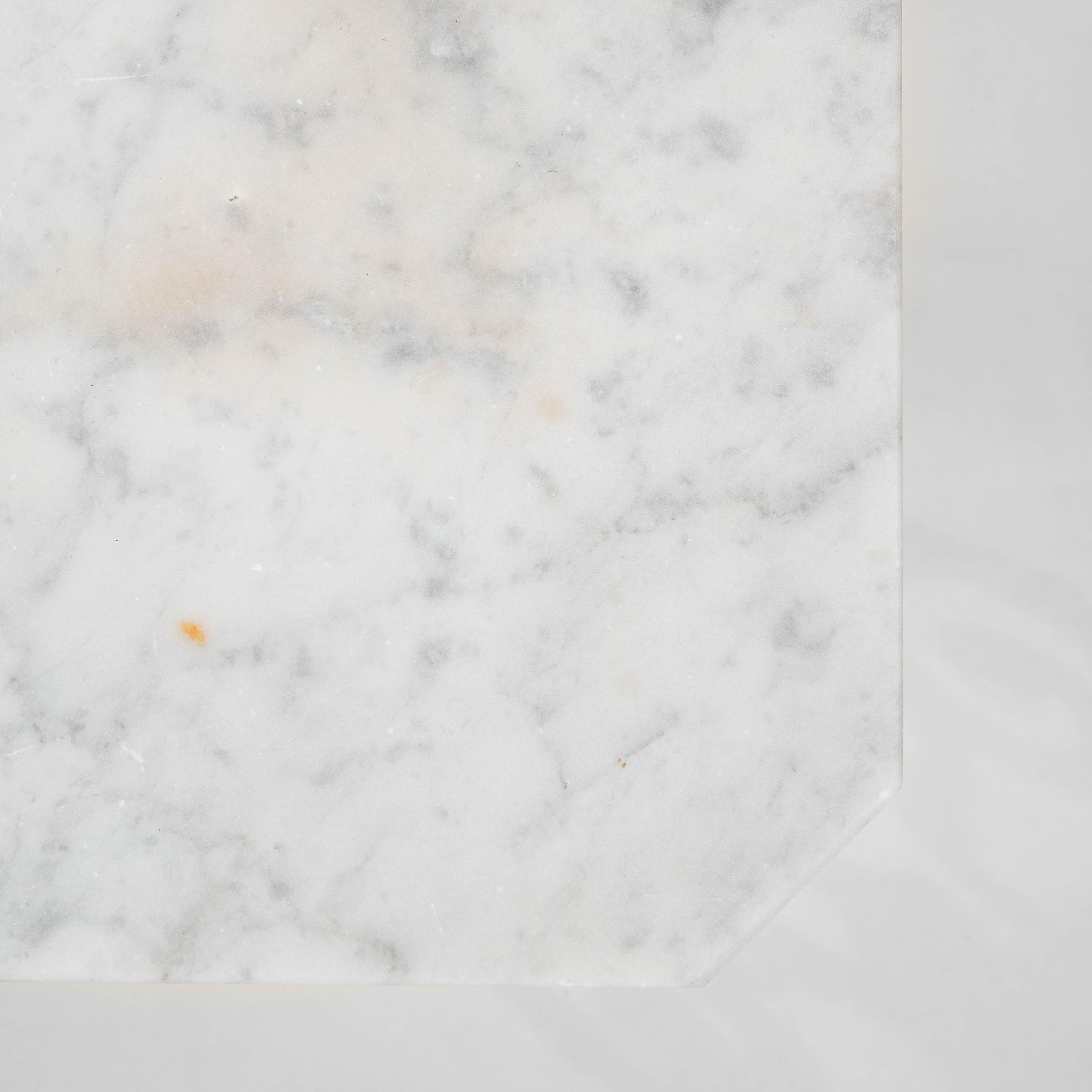 Table en fonte française du 19e siècle avec plateau en marbre en vente 5