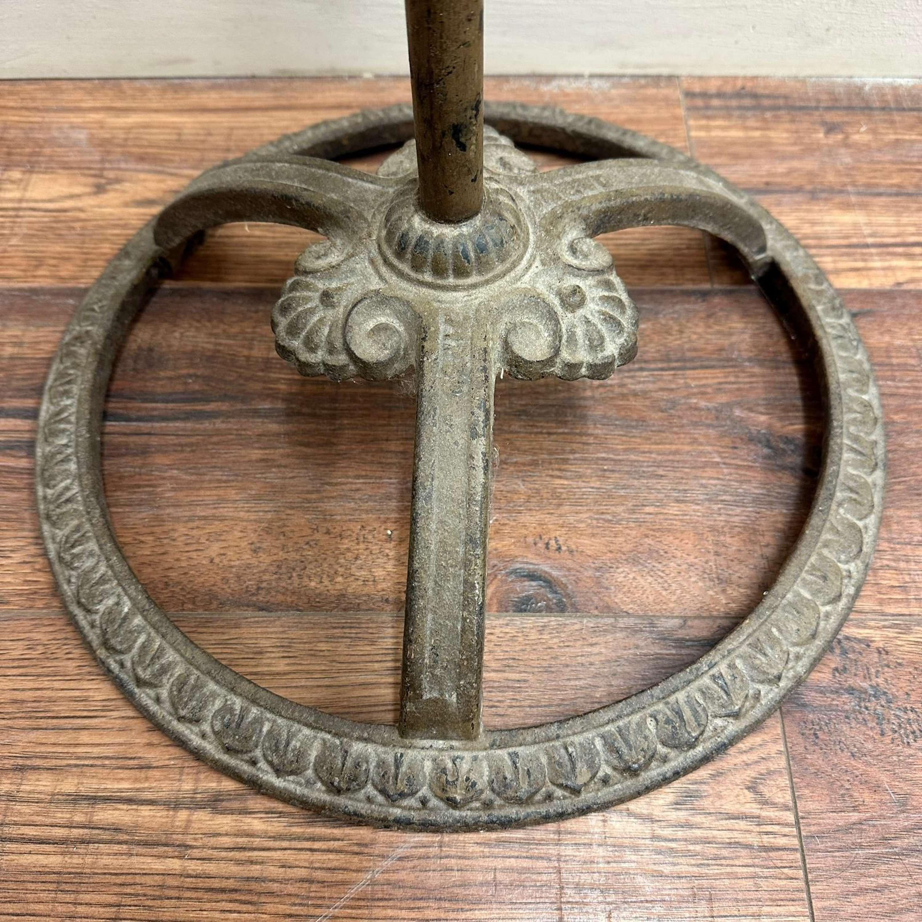 19th Century, French Cast Iron Towel Stand / Rail In Good Condition In Southampton, GB