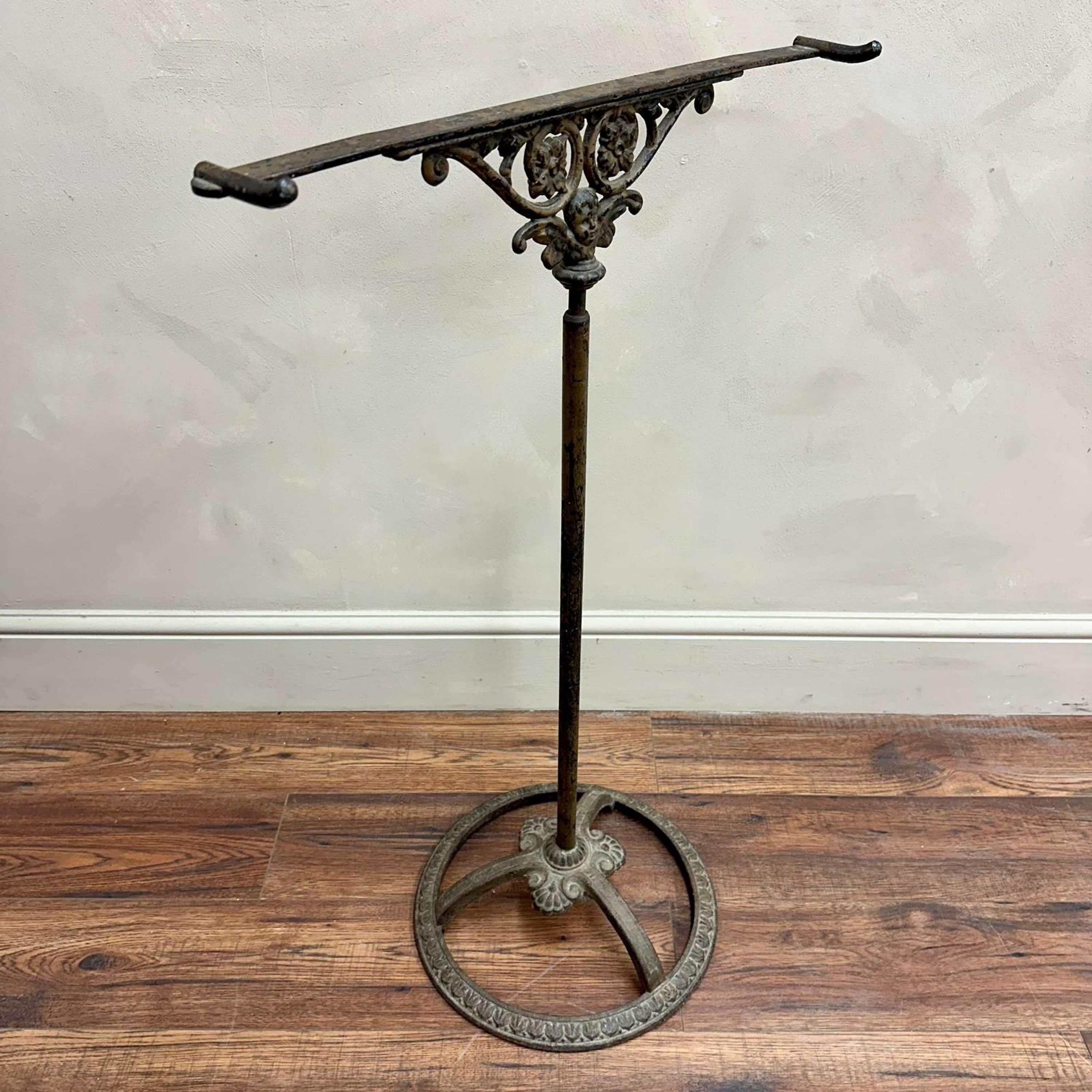 19th Century, French Cast Iron Towel Stand / Rail 5