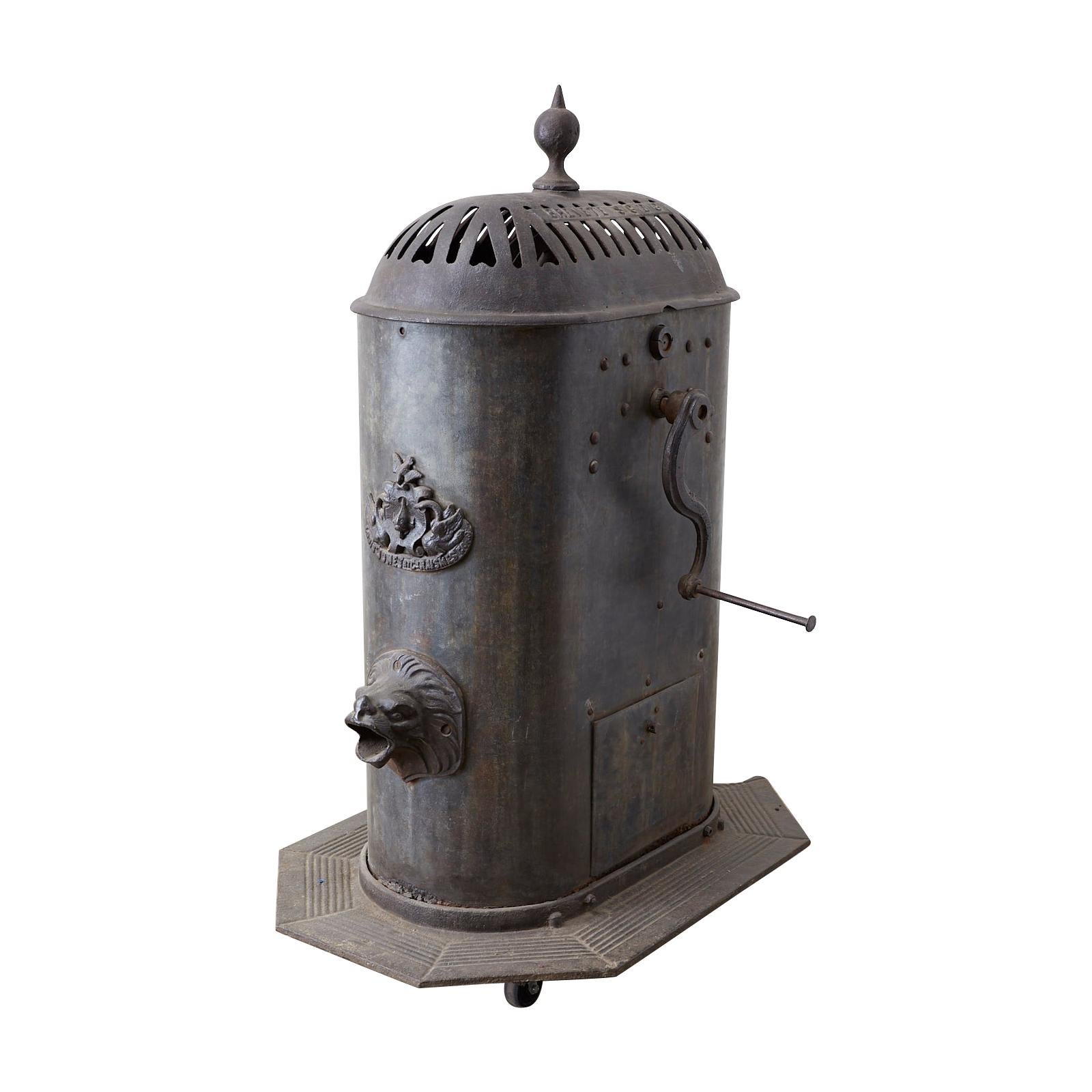 19th Century French Cast Iron Water Pump Fountain For Sale