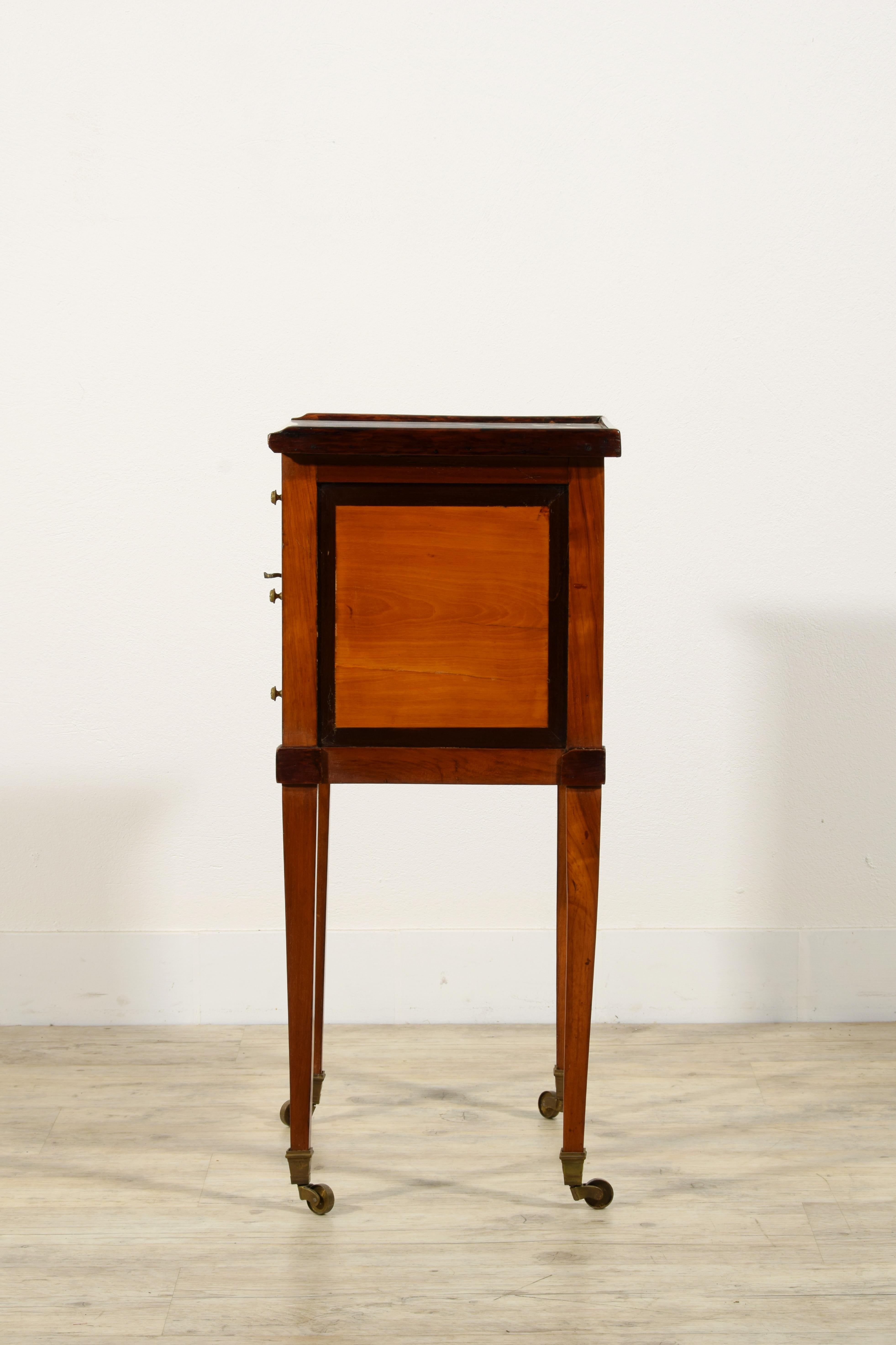 19th Century, French Center Cabinet with Marble Top For Sale 10