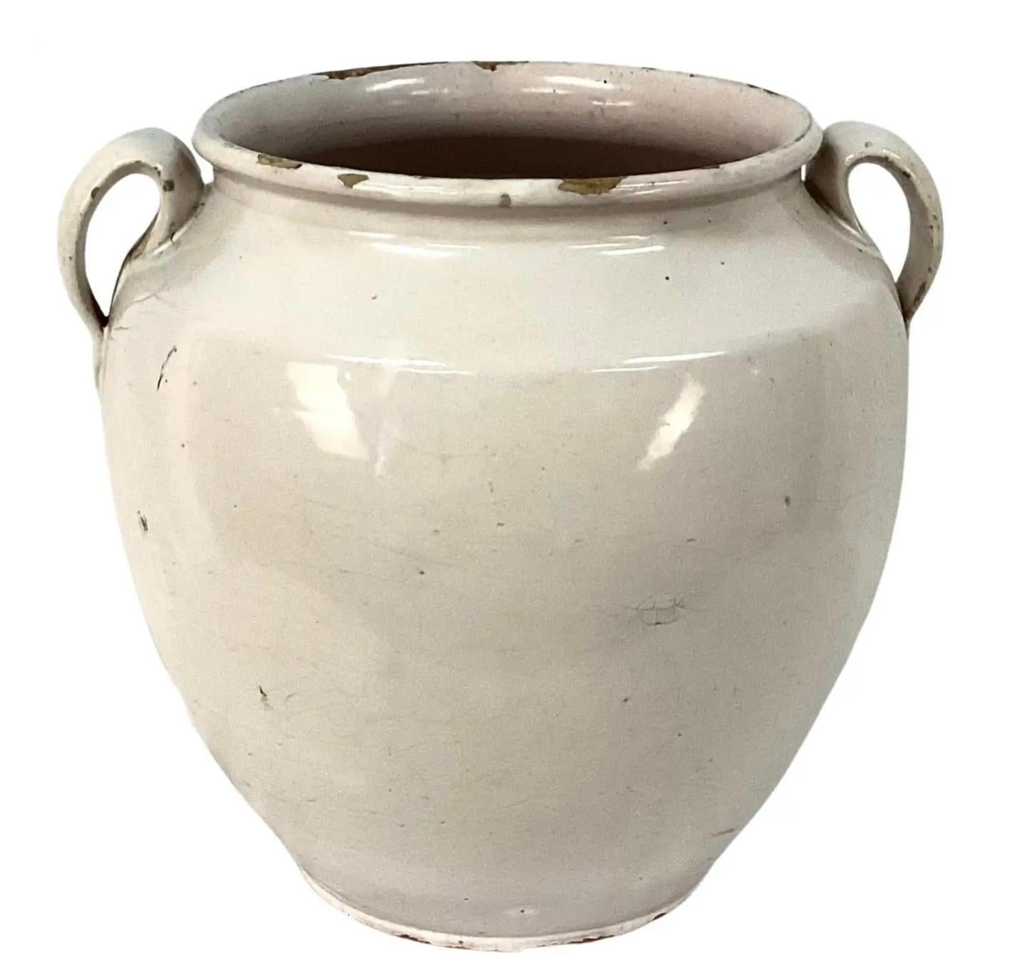 19th Century French Ceramic Confit Pot #1 For Sale 2