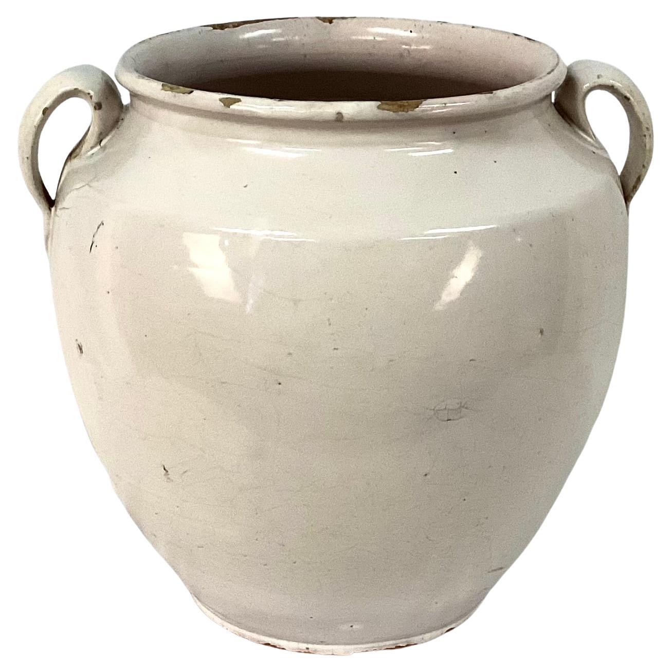19th Century French Ceramic Confit Pot #1 For Sale