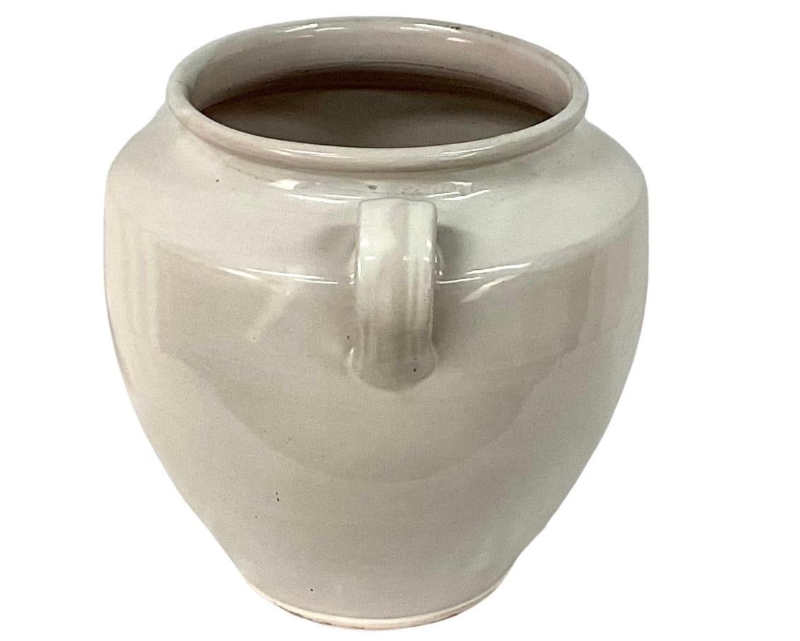 Glazed 19th Century French Ceramic Confit Pot #2