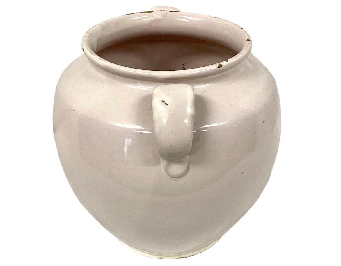 Country 19th Century French Ceramic Confit Pot #4