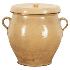 19th Century French Ceramic Pot from the Savoie Region