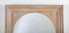 19th Century French Cerused Oak Mirror Frame