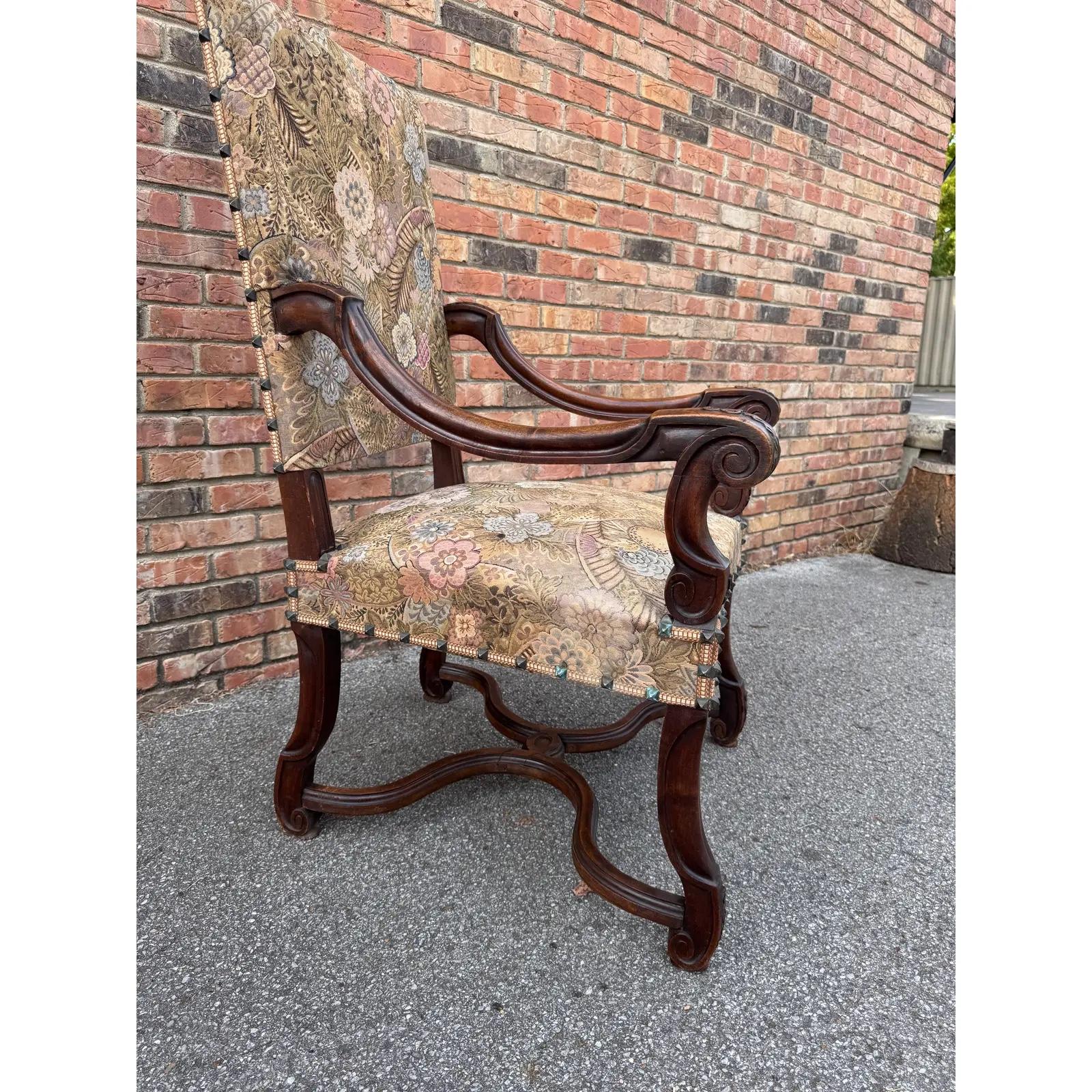 Sedia francese del XIX secolo pronta per la tua Fabrice In condizioni buone in vendita a Nashville, TN
