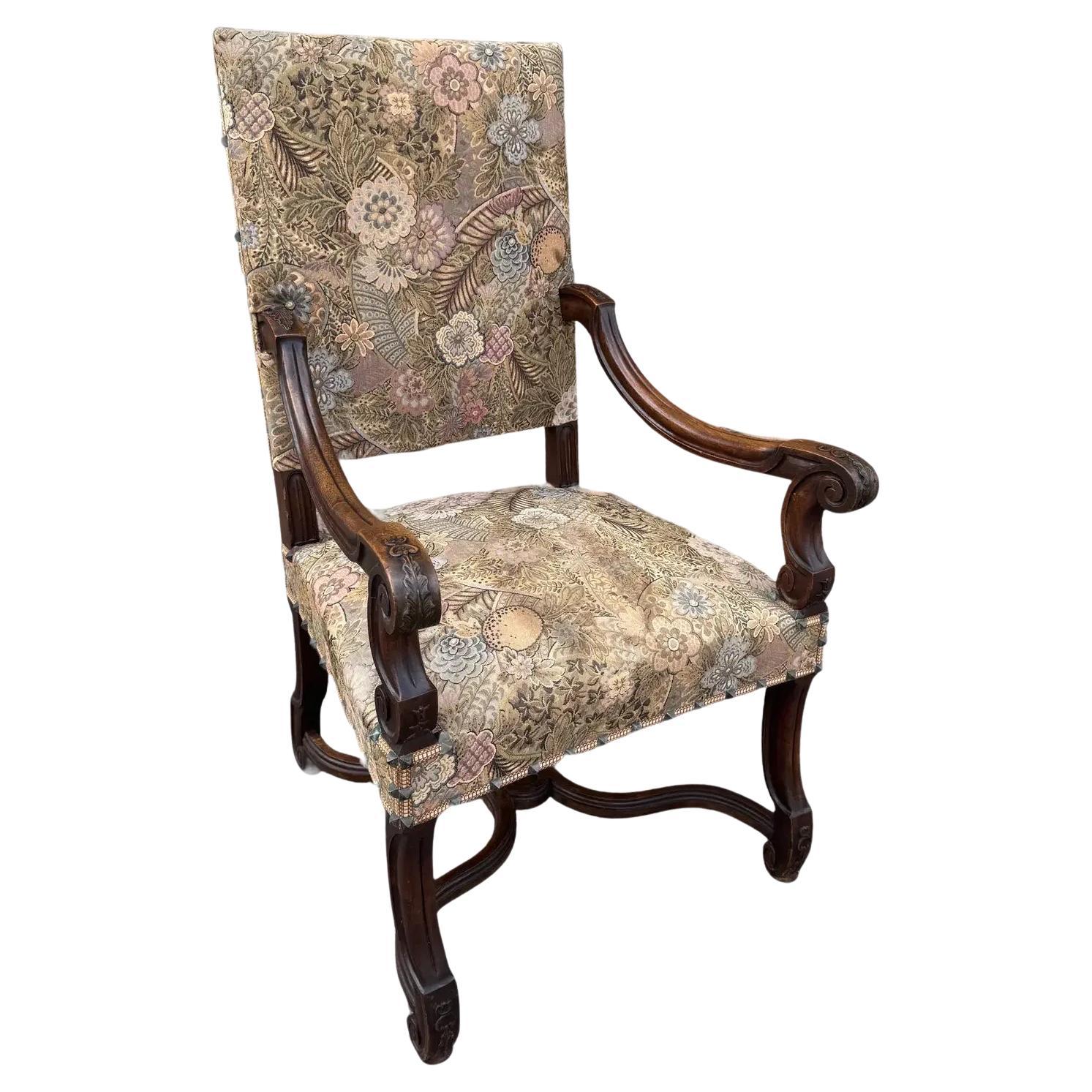 Chaise française du 19ème siècle prête pour votre tissu