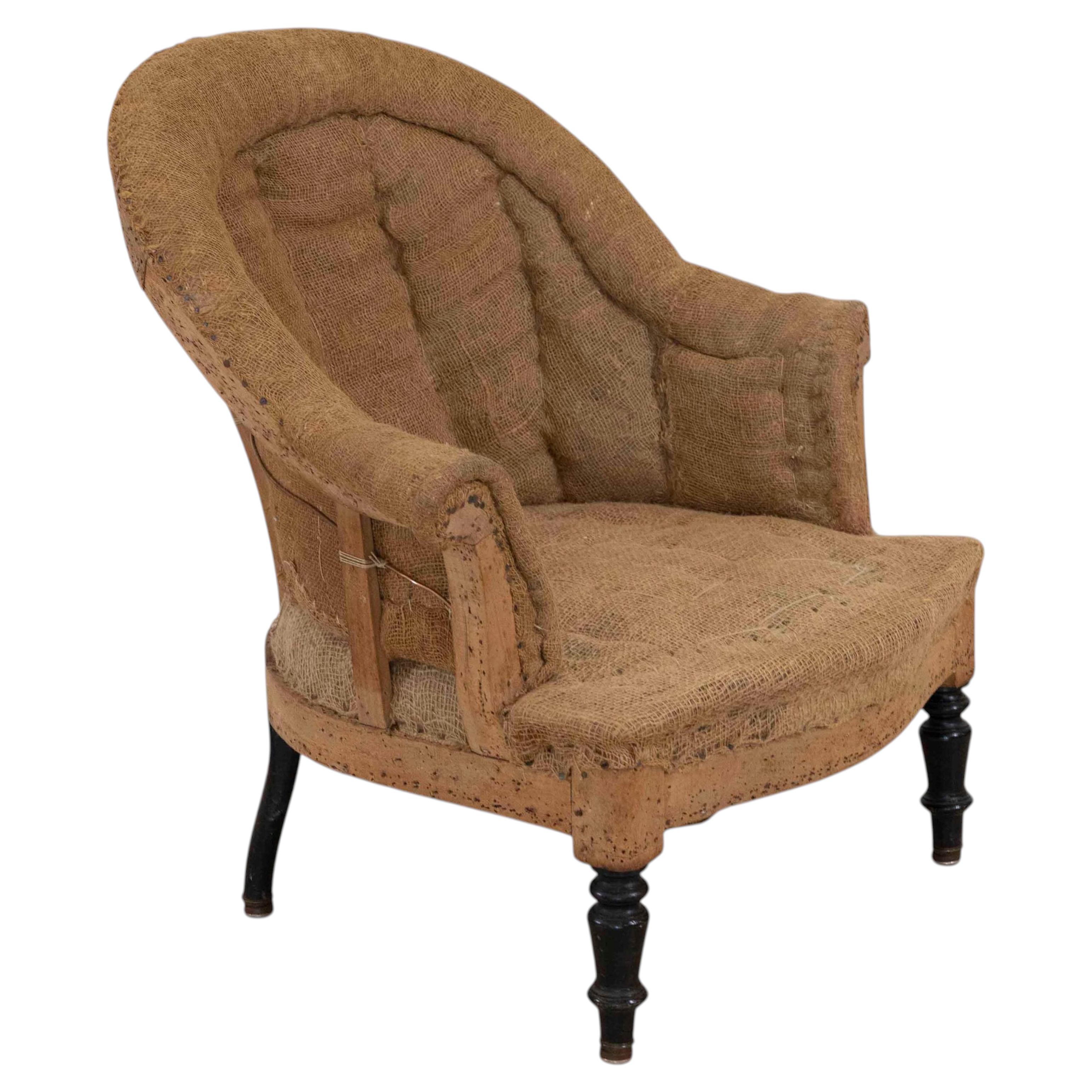 19th Century French Chair, Ready to Upholster