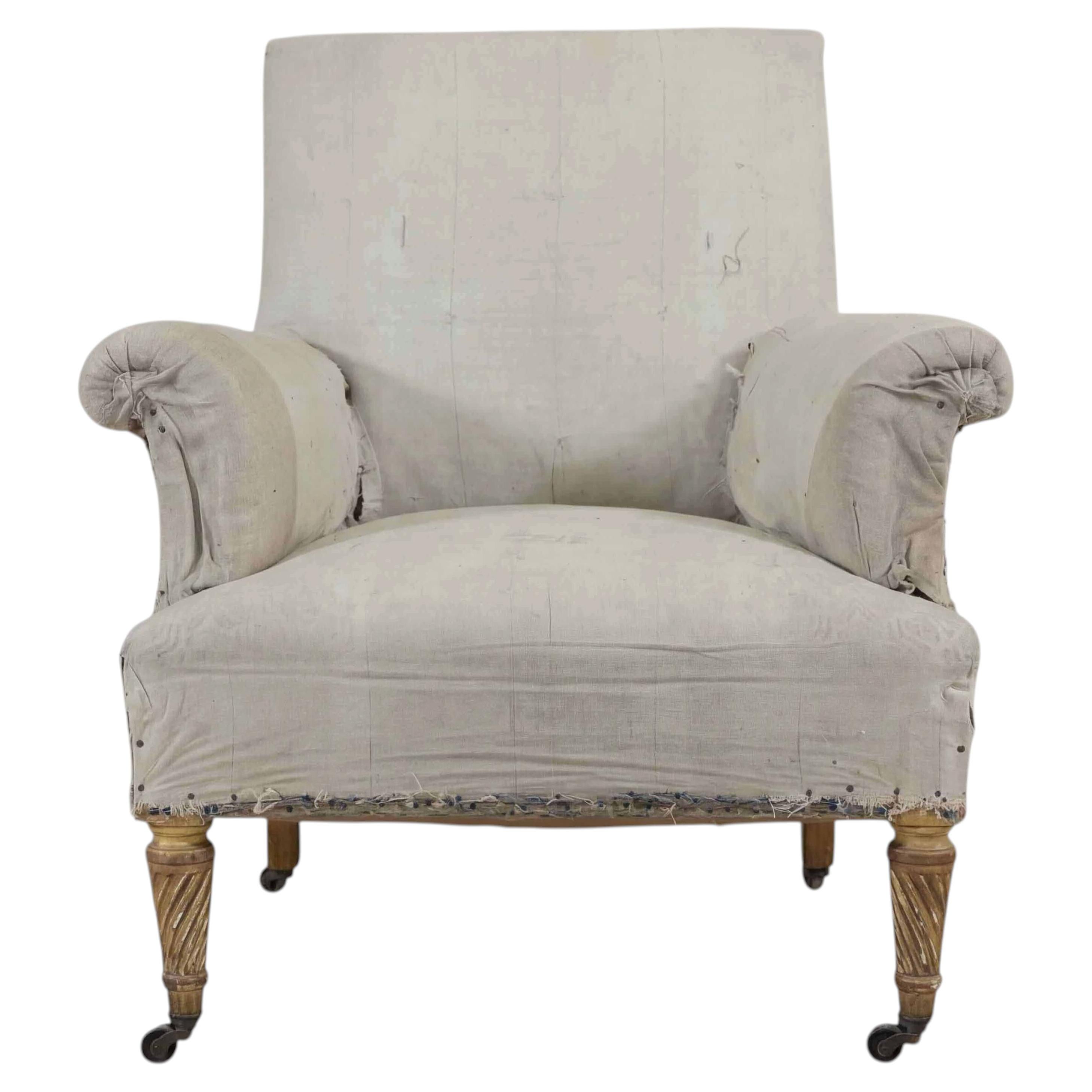 19th Century French chair, Ready to Upholster