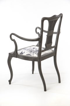 19th Century French Chair with Hermès Fabric