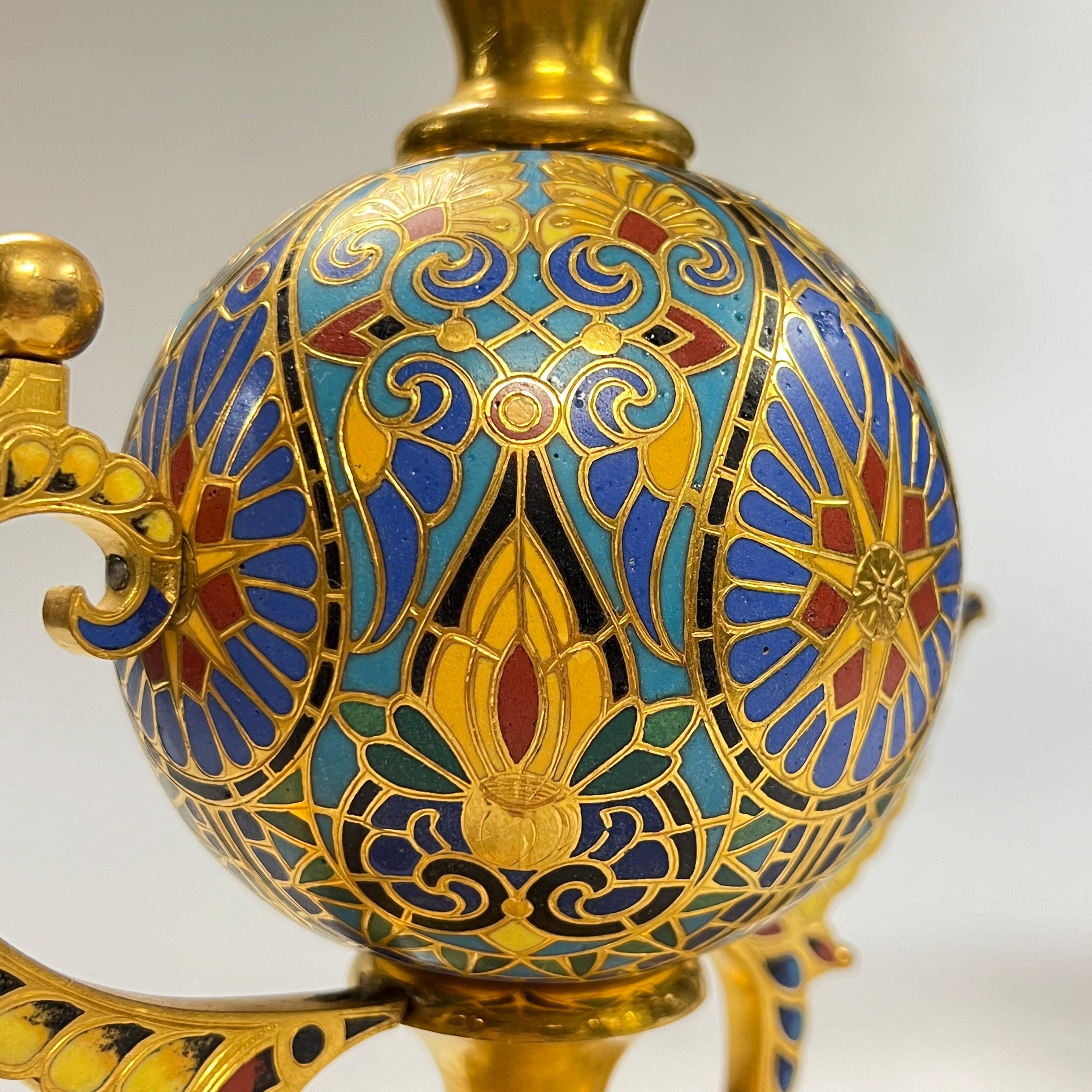 Bronzo Chenet in bronzo dorato francese del XIX secolo di Barbedienne in vendita