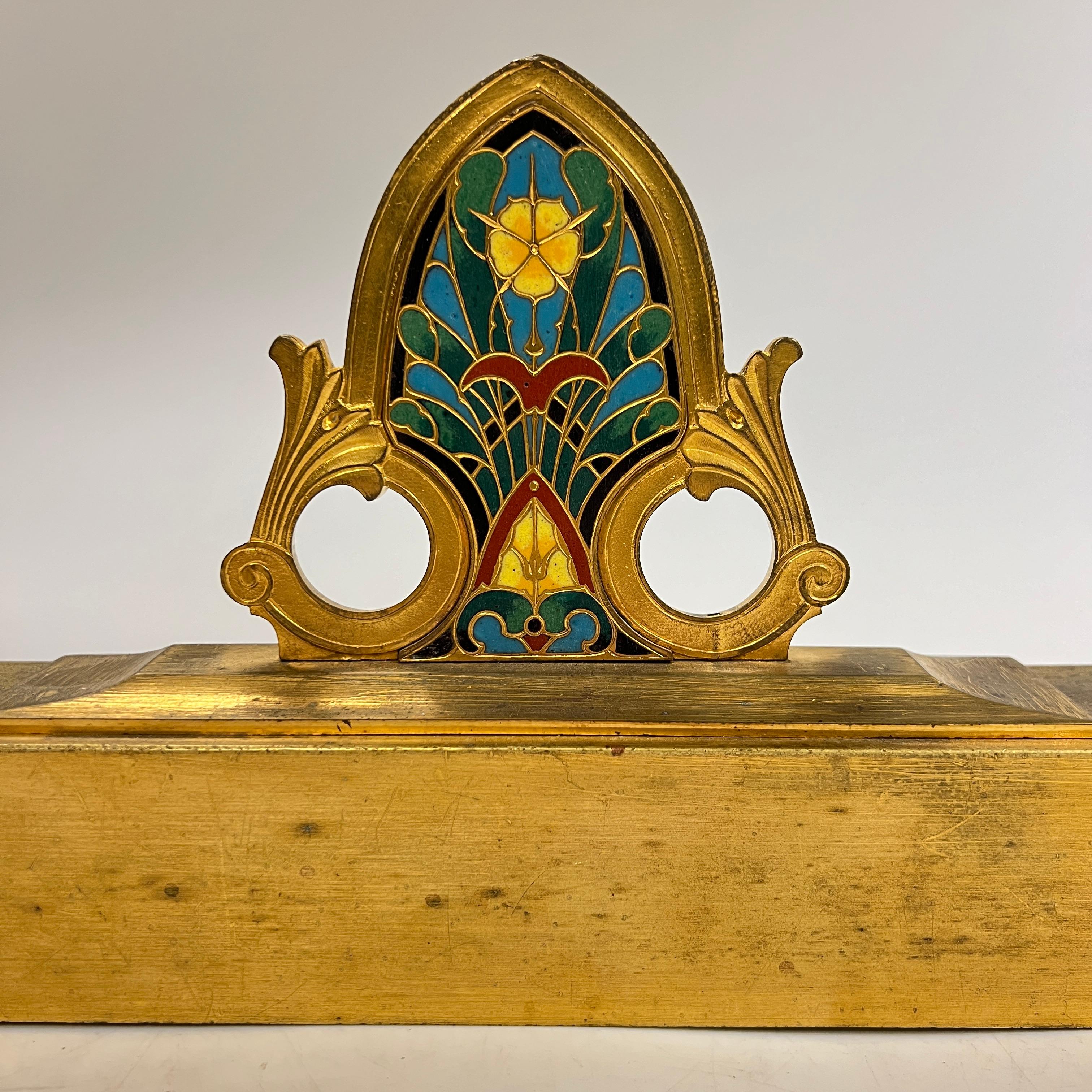 Chenet in bronzo dorato francese del XIX secolo di Barbedienne in vendita 1