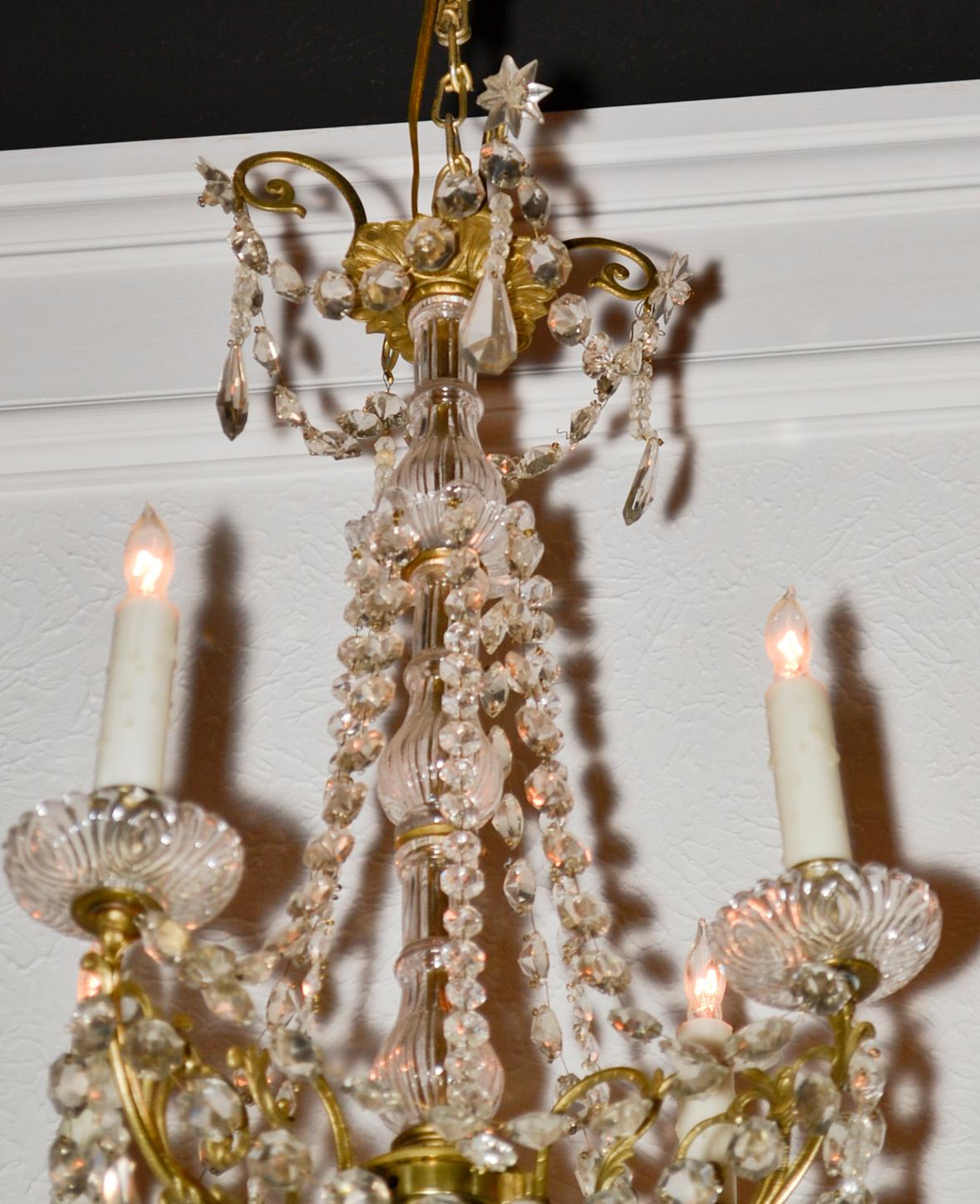 19th Century French Chandelier In Good Condition In Dallas, TX