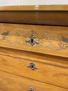 19th Century French Charles X Bleached Mahogany Commode