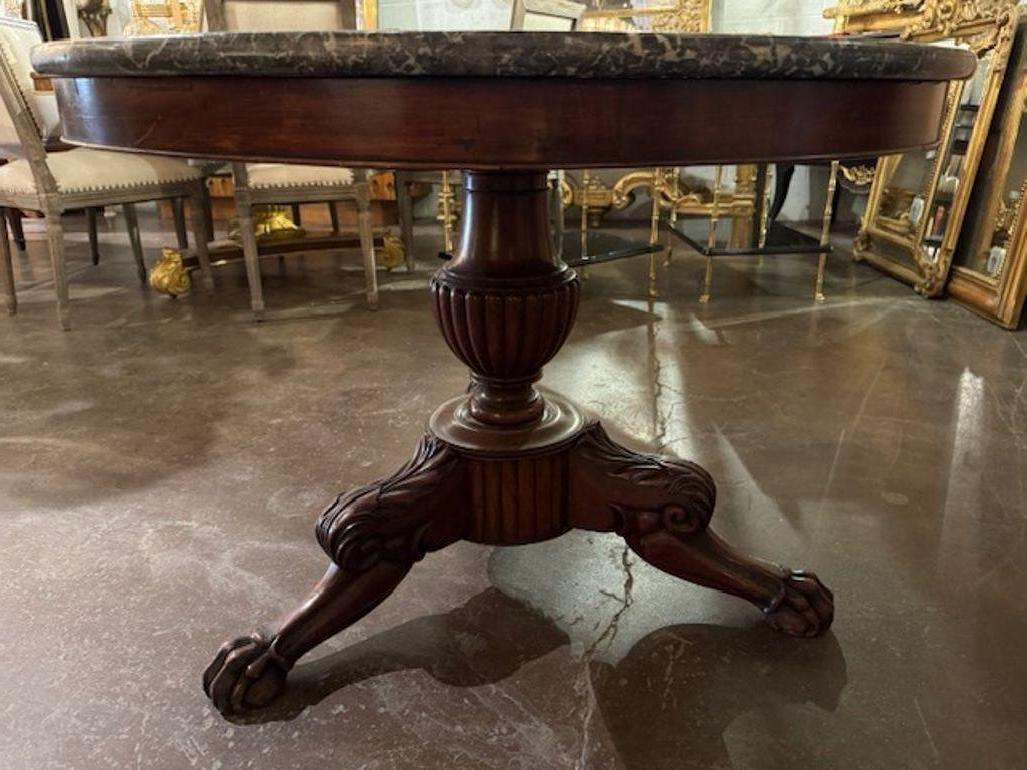 Mesa de centro Charles X francesa del siglo XIX en Bueno estado para la venta en Dallas, TX