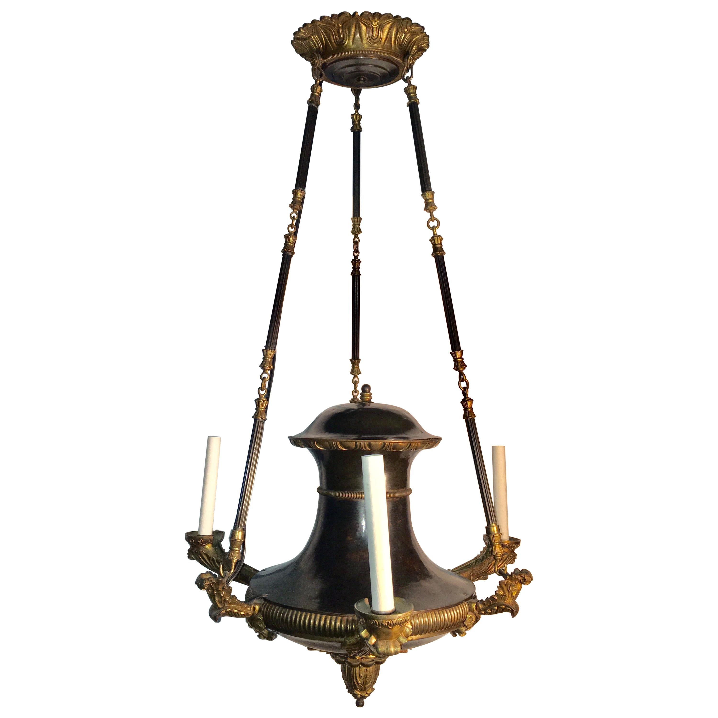 19th Century French Charles X Chandelier For Sale