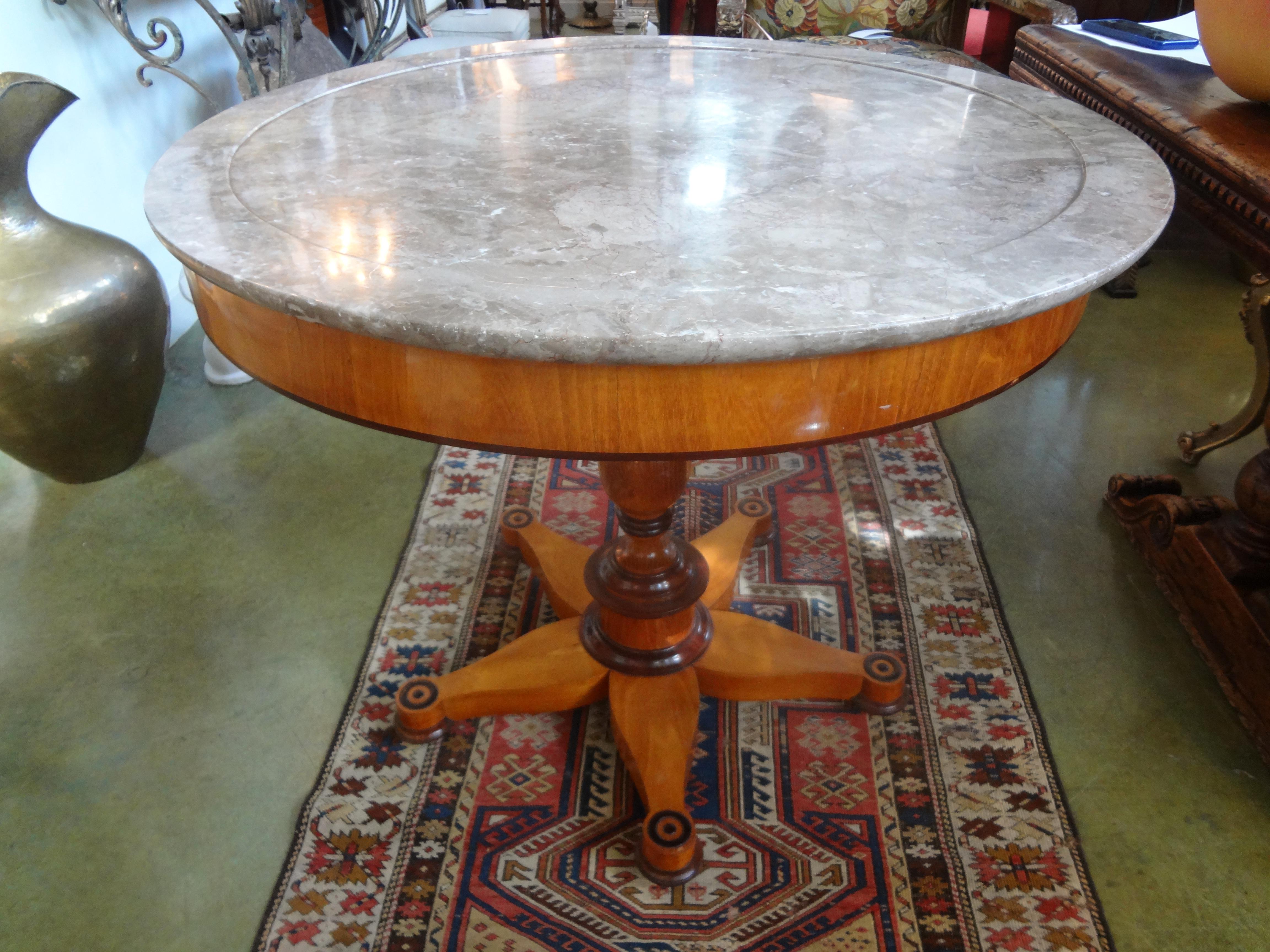 19th Century French Charles X Period Center Table 3