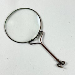 19th Century French Chatelaine Magnifying Glass