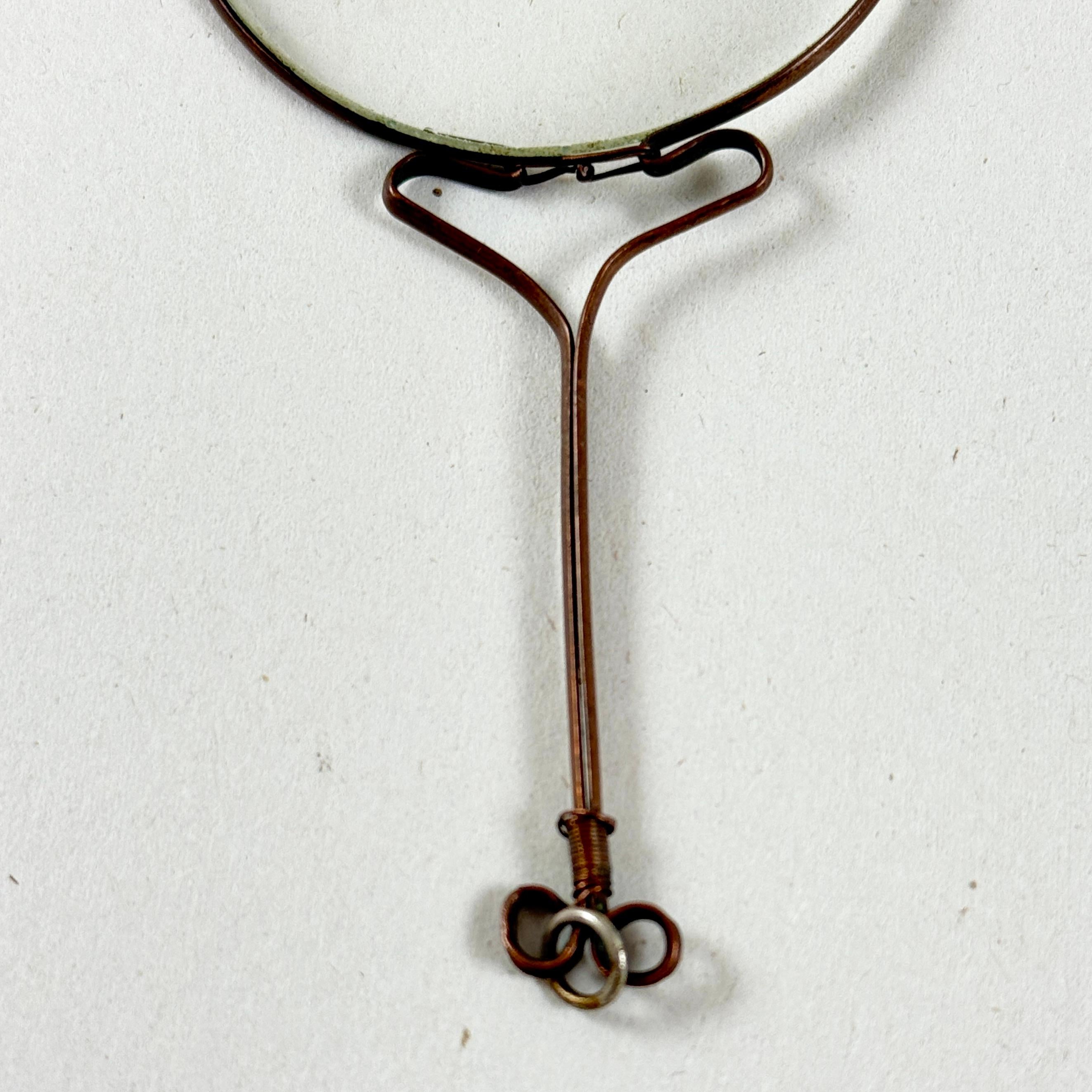 19th Century French Chatelaine Magnifying Glass In Good Condition In Philadelphia, PA