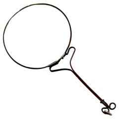 Verre grossissant français Chatelaine du 19ème siècle