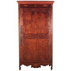 Antique 19th Century French Cherry Bonnetiere