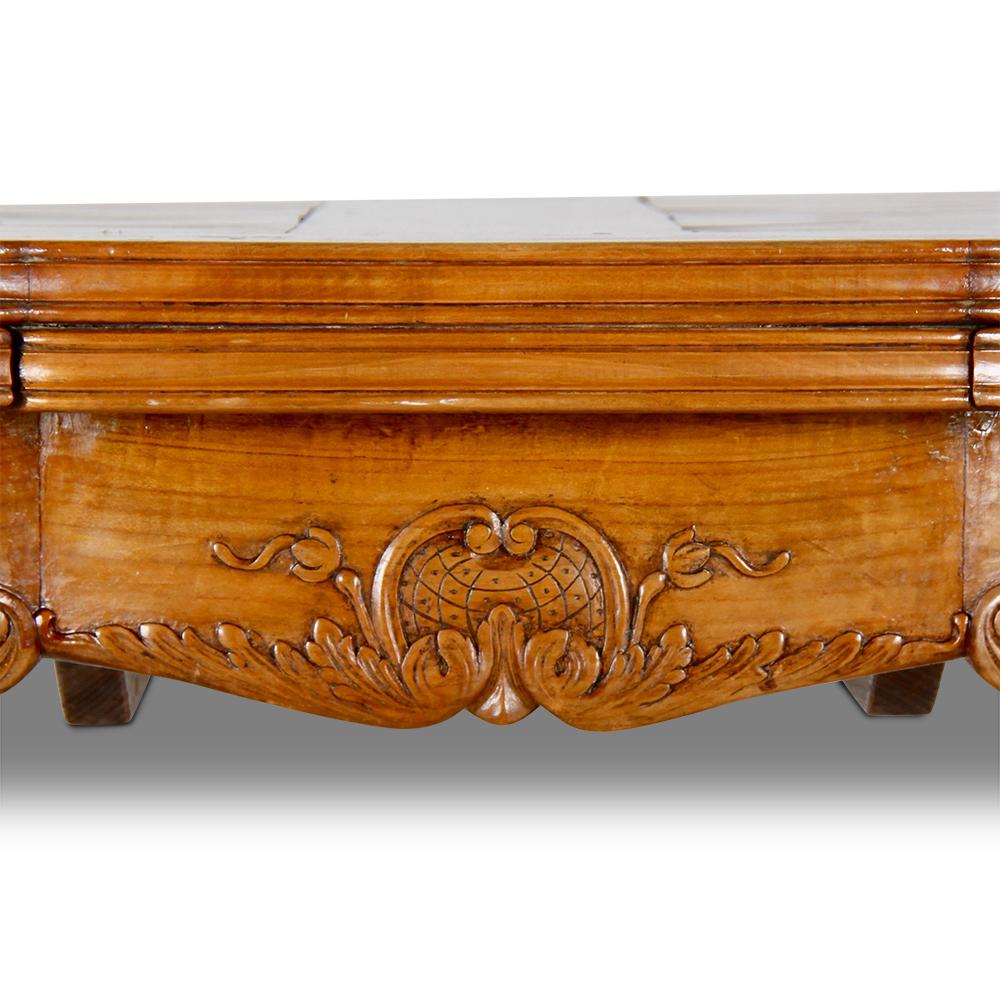 Carved 19th Century French Cherry Dining Table
