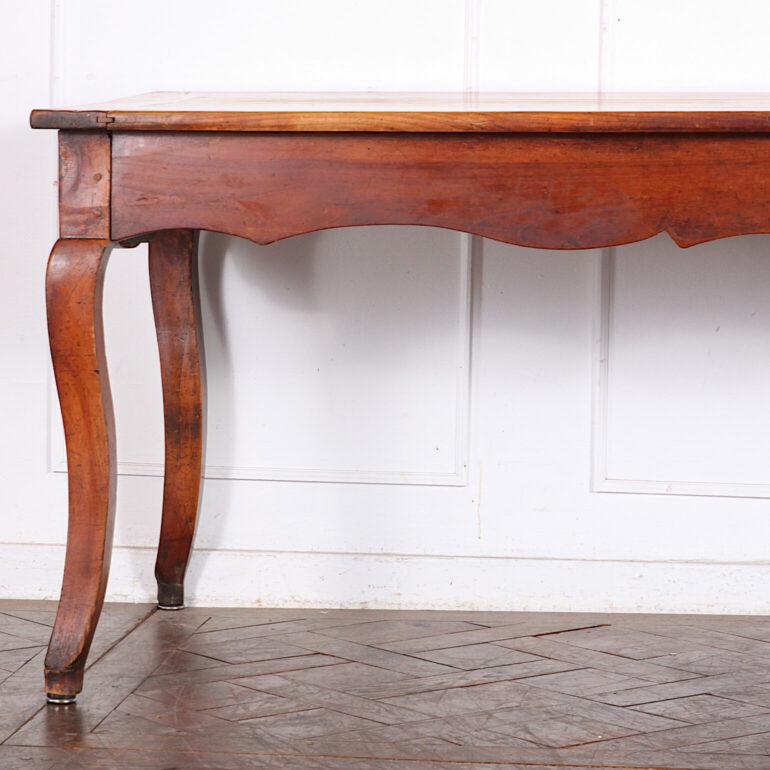 19th Century French Cherry Farm Table Dining Table For Sale 2