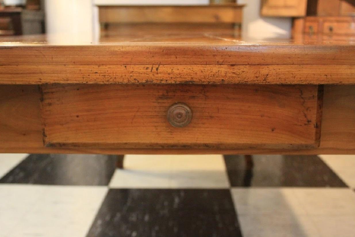 19th Century French Cherry Farm Table For Sale 6