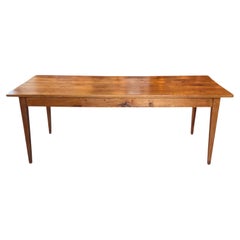 19th Century French Cherry Farm Table