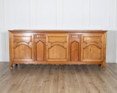 19th Century French Cherry Wood Enfilade with Four Doors