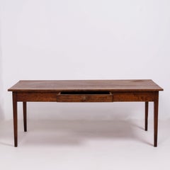 19th Century French Cherrywood Farmhouse Table