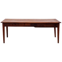 19th Century French Cherrywood and Oak Farmhouse Table