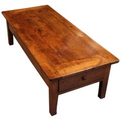 19th Century French Cherrywood Coffee Table