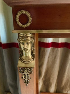 19th Century French Cherrywood Empire Style Coonsola Table
