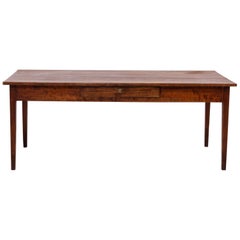 19th Century French Cherrywood Farmhouse Table