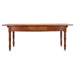 19th Century French Cherrywood Serving Table