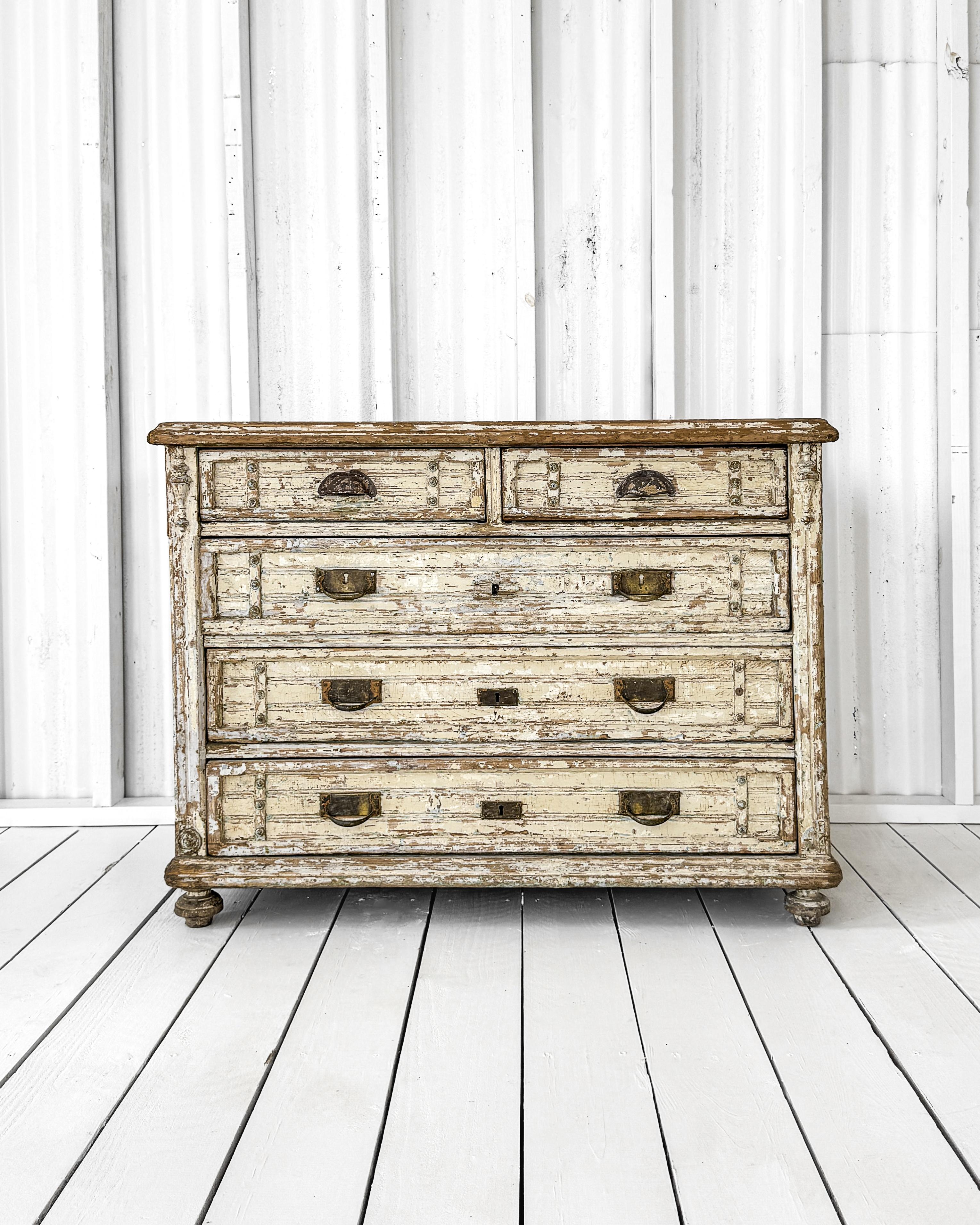 Wood 19th Century French Chest of Drawers