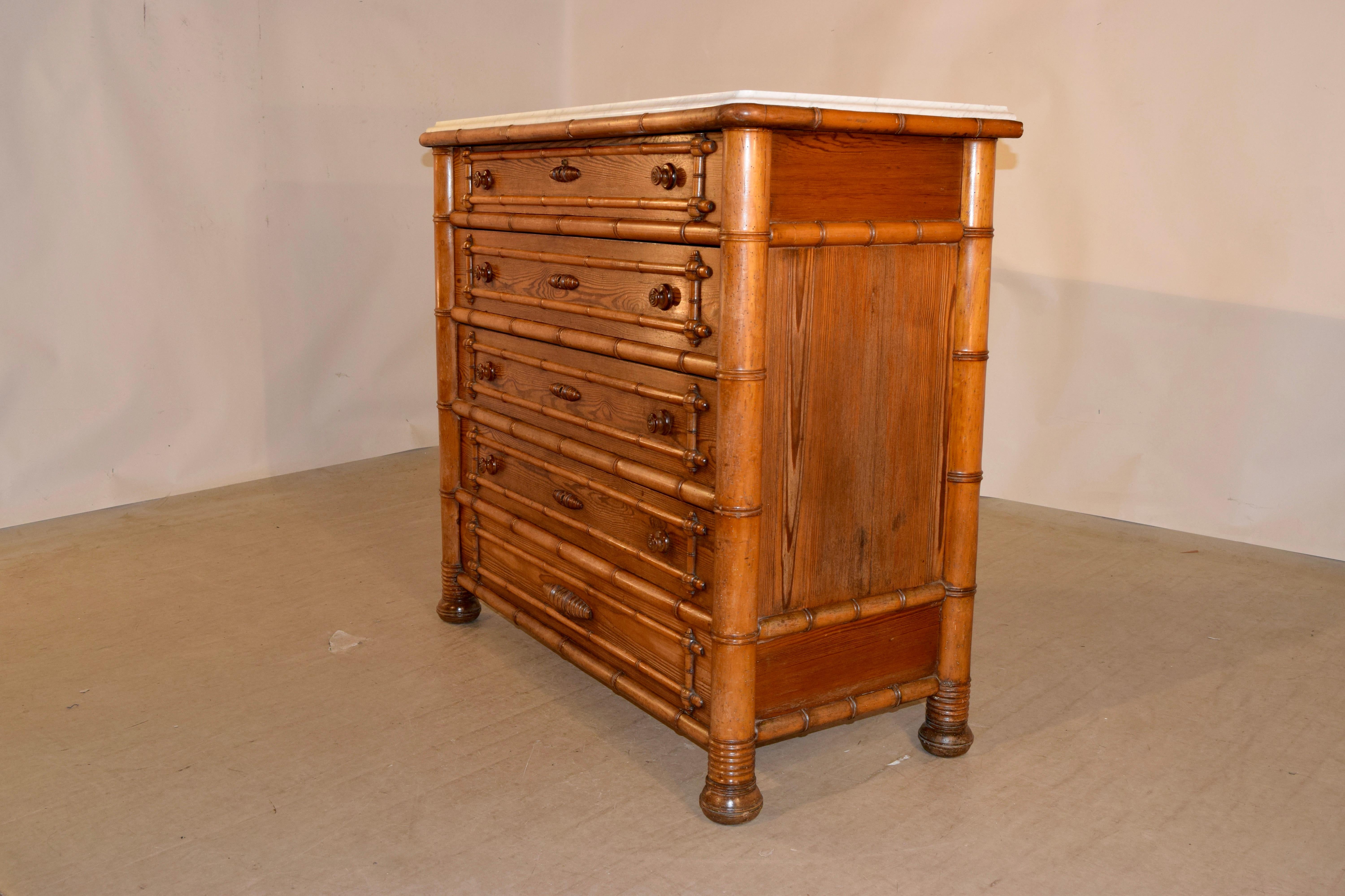19th Century French Chest of Drawers In Good Condition In High Point, NC