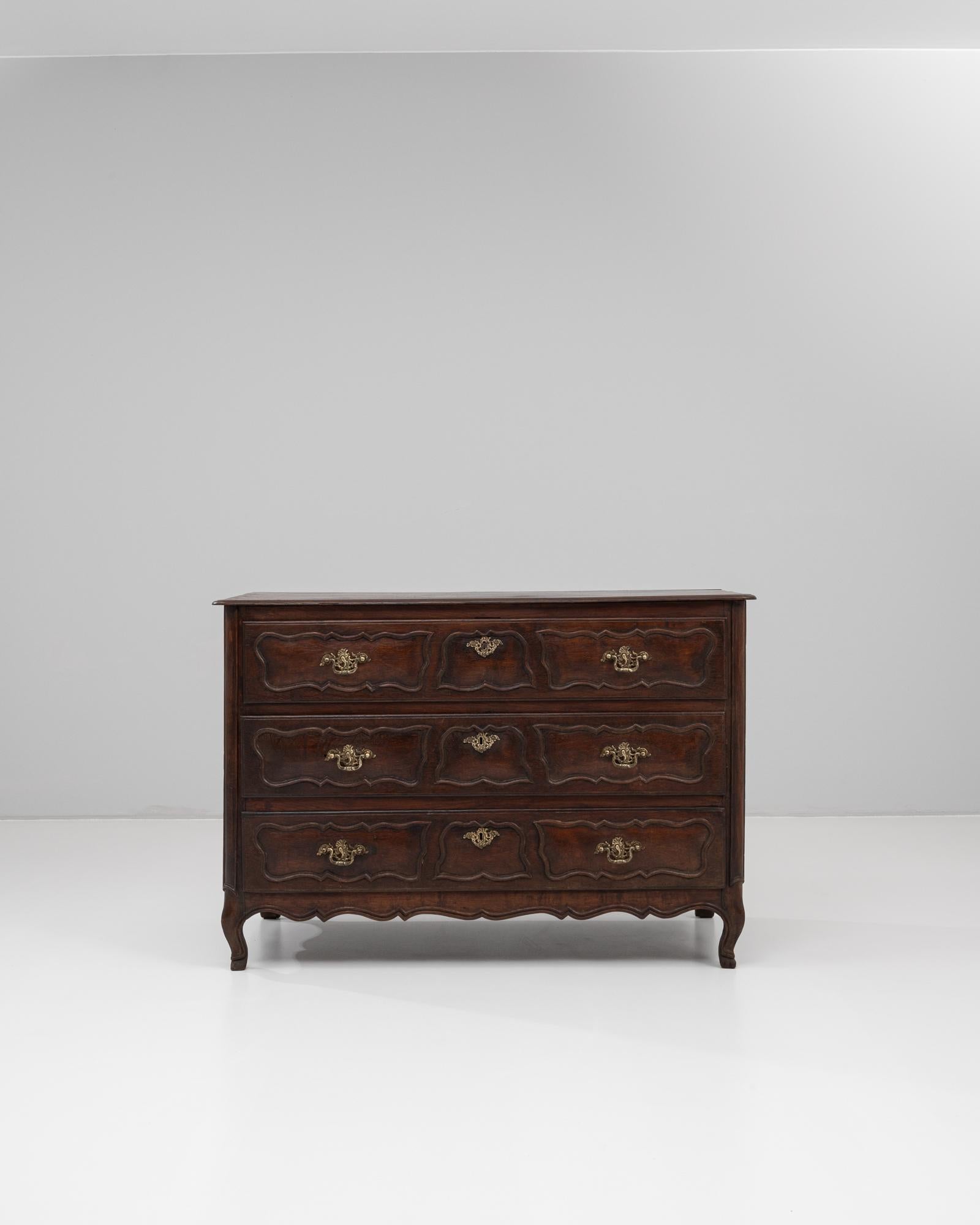 19th Century French Chest Of Drawers in Original Patina For Sale 6