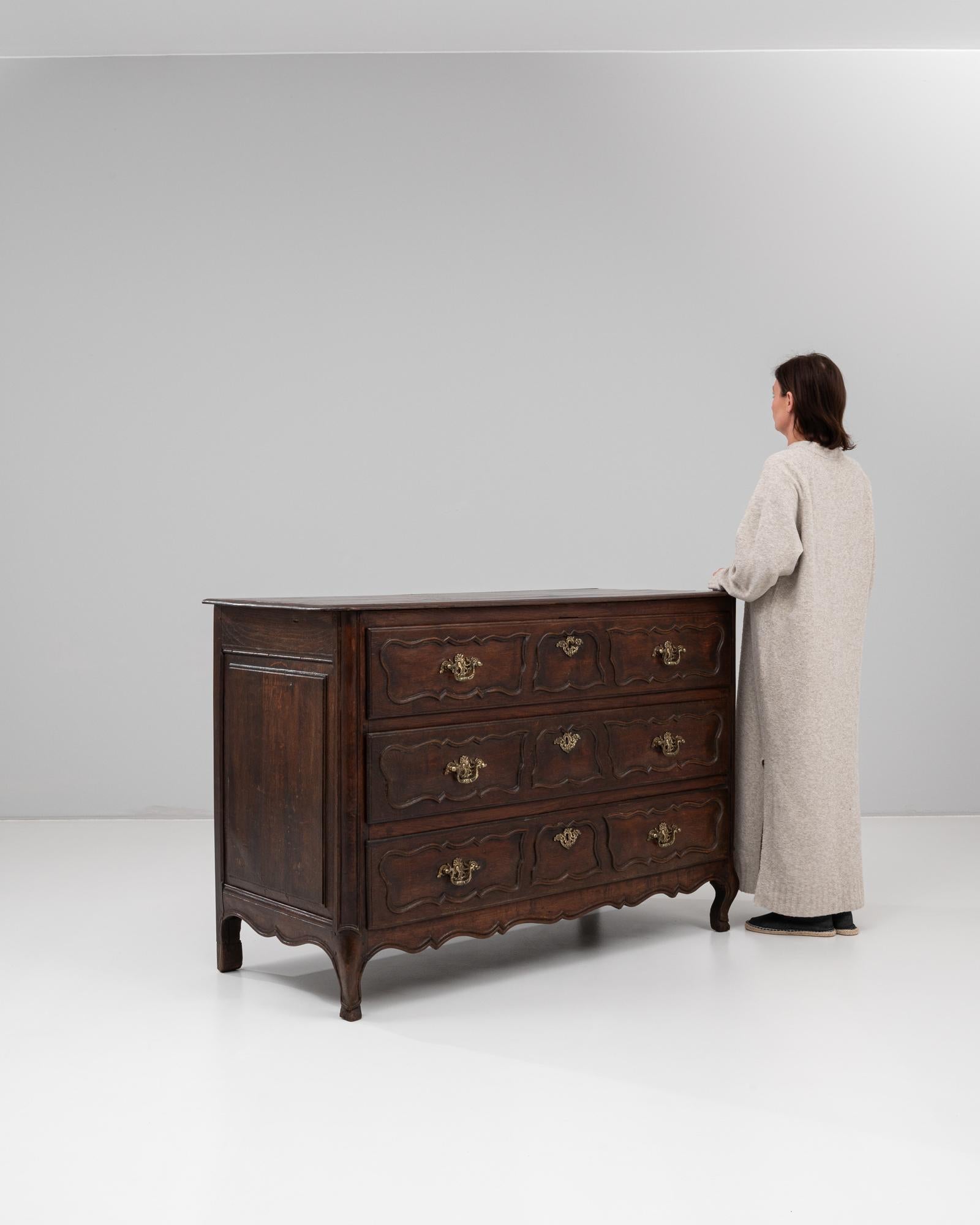 19th Century French Chest Of Drawers in Original Patina For Sale 2