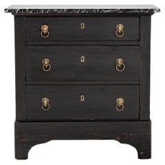 19th Century French Chest of Drawers with Marble Top