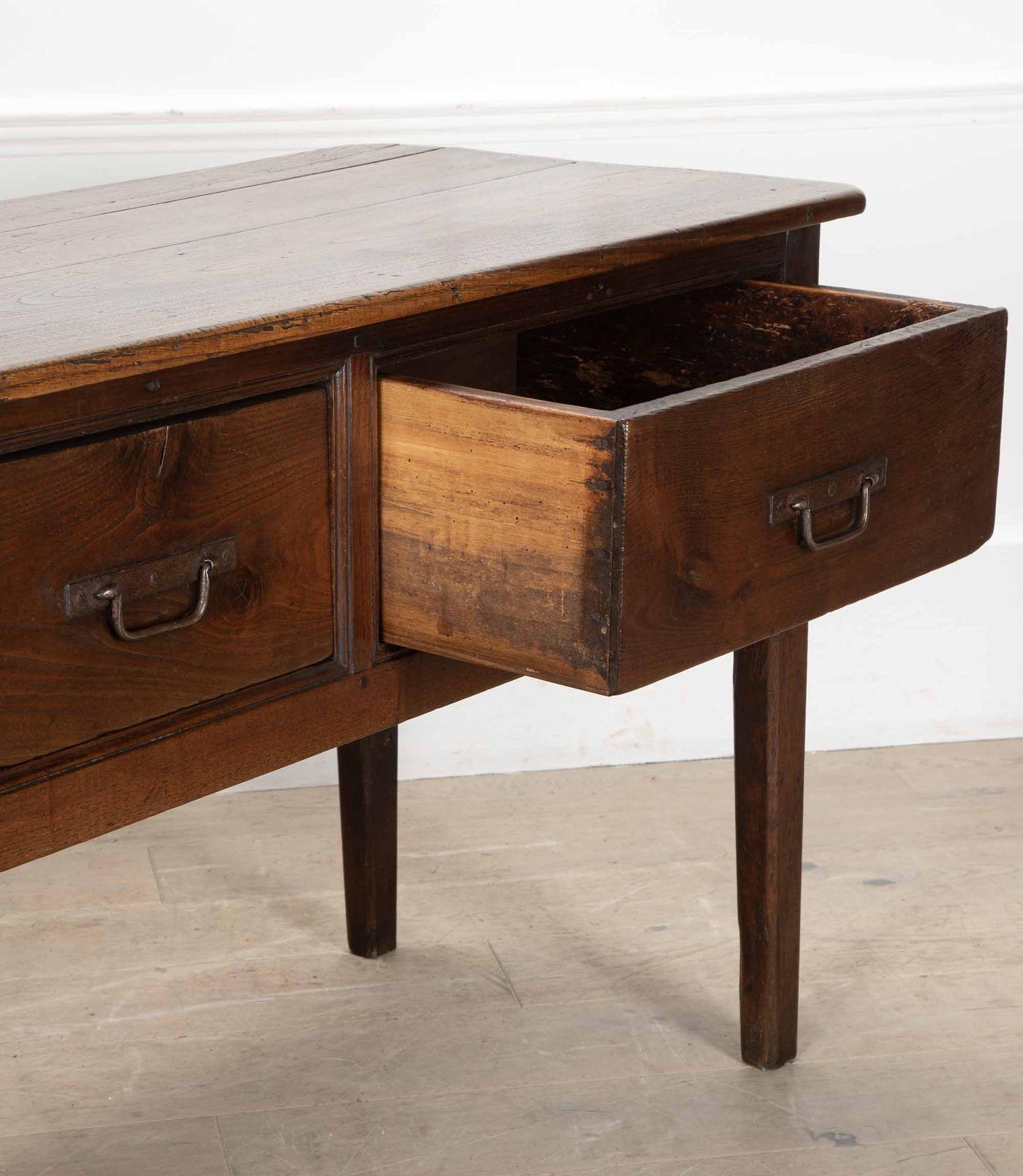19th Century French Chestnut Dresser Base For Sale 1