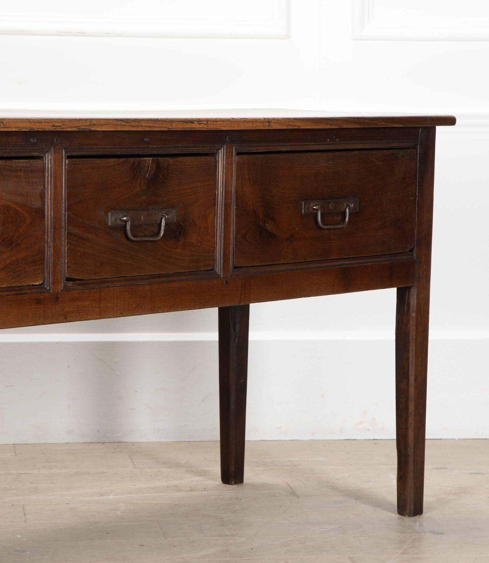 19th Century French Chestnut Dresser Base For Sale 3