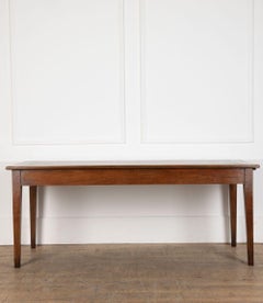 19th Century French Chestnut Farmhouse Table