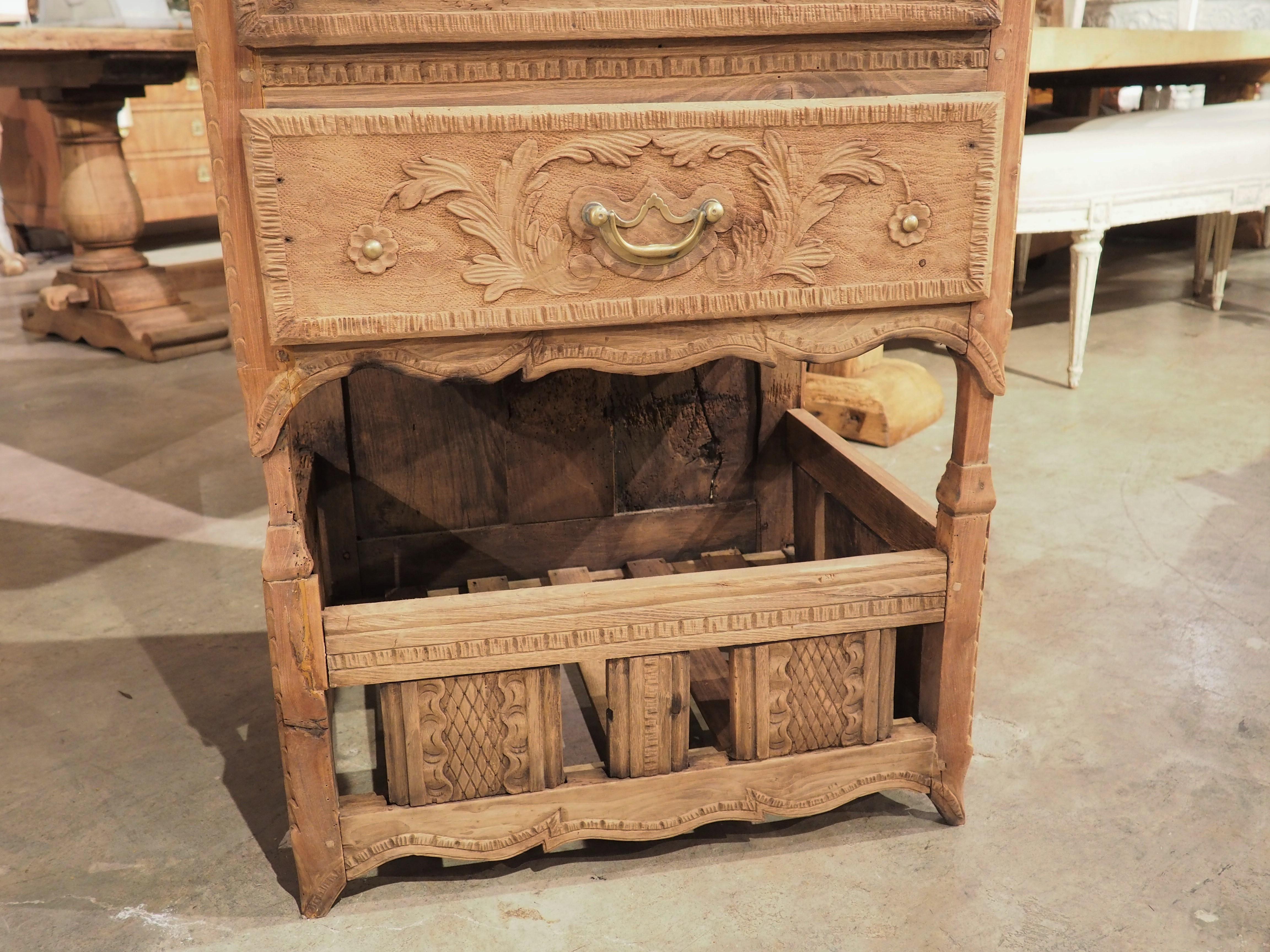 19th Century French Chestnut Garde Manger or Food Cabinet from Normandy 9